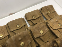 Load image into Gallery viewer, Genuine 37 Pattern Army 3 Pocket Rifle Pouch - WW2 British Army Style - The Militaria Shop