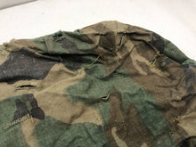 Load image into Gallery viewer, Original US Army Vietnam War Era M1 Camo Helmet Cover - Local Find - Combat Worn - The Militaria Shop