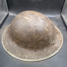 Load image into Gallery viewer, Original WW2 British Army Mk2 "Brodie" Combat Helmet - The Militaria Shop