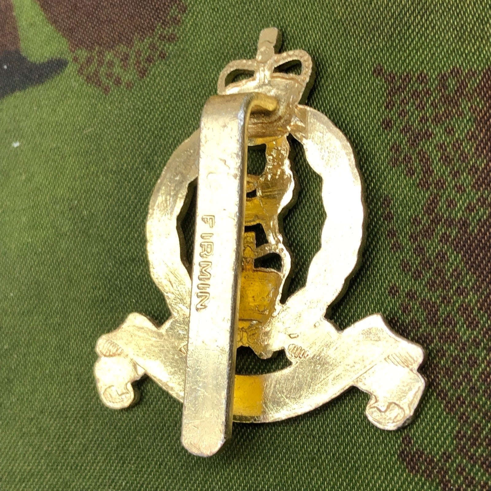 Original British Staybrite Army Cap Badge - Adjutant General's Corps - The Militaria Shop