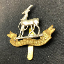 Load image into Gallery viewer, Original WW2 British Army Cap Badge - Royal Warwickshire Regiment - The Militaria Shop