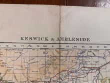 Load image into Gallery viewer, Original WW2 British Army GSGS OS Map of Great Britain - Keswick & Ambleside - The Militaria Shop