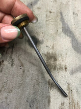 Load image into Gallery viewer, Original WW1 British Army SMLE Enfield Brass Oil Bottle - P-H Maker Marked - The Militaria Shop