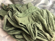 Load image into Gallery viewer, Original British Army OD Green Middle Parka Hood - Size Large - New Old Stock - The Militaria Shop