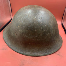 Load image into Gallery viewer, Original British / Canadian Army WW2 Soldiers Military Combat Mk3 Turtle Helmet - The Militaria Shop