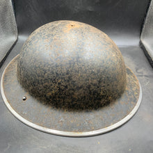 Charger l'image dans la galerie, Original WW2 British Home Front Black Civil Defence Helmet - The Militaria Shop