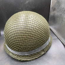 Load image into Gallery viewer, Genuine Dutch Army M53 Euroclone of WW2 US M1 Camouflaged Helmet & Liner Set - The Militaria Shop