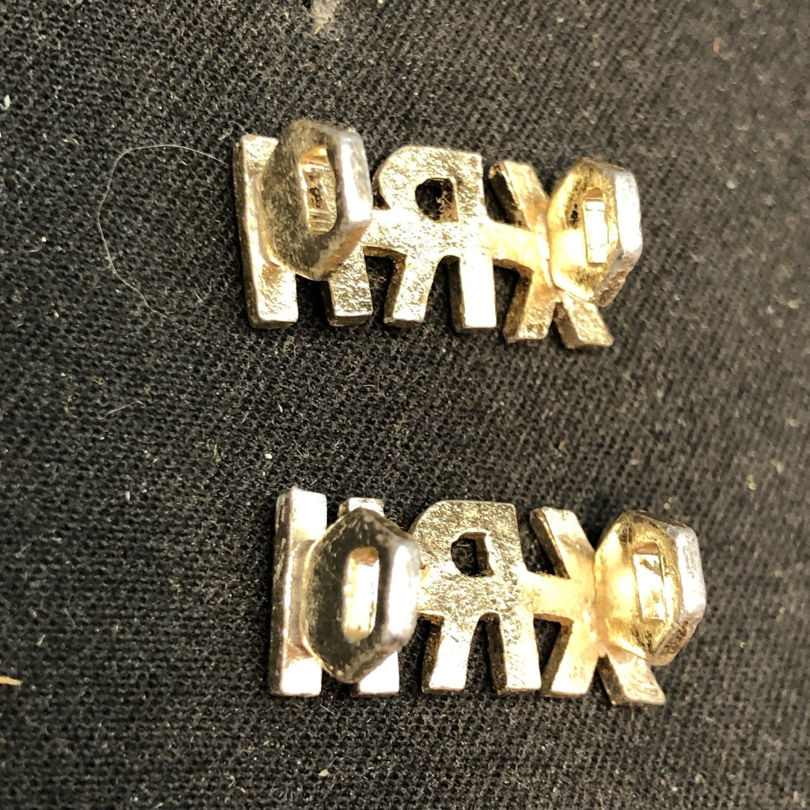 Original British Collar Badge Pair - 10th Royal Hussars - The Militaria Shop