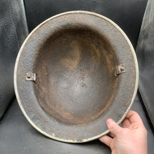 Lade das Bild in den Galerie-Viewer, Original British Army WW2 Mk2 Combat Steel Helmet - The Militaria Shop