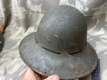Load image into Gallery viewer, Original WW2 British Home Front Civillian Zuckerman Helmet 1941 Dated - The Militaria Shop
