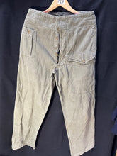 Load image into Gallery viewer, Original British Army / Home Guard Denim Battledress Trousers - 33" Waist - The Militaria Shop