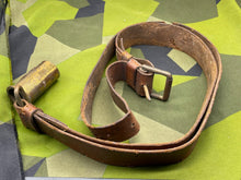 Load image into Gallery viewer, Original British Army Victorian Flag Bearers Strap & Pole Carrier - The Militaria Shop