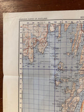 Load image into Gallery viewer, Original WW2 British Army GSGS Map of Scotland - South Mainland Shetland Islands - The Militaria Shop
