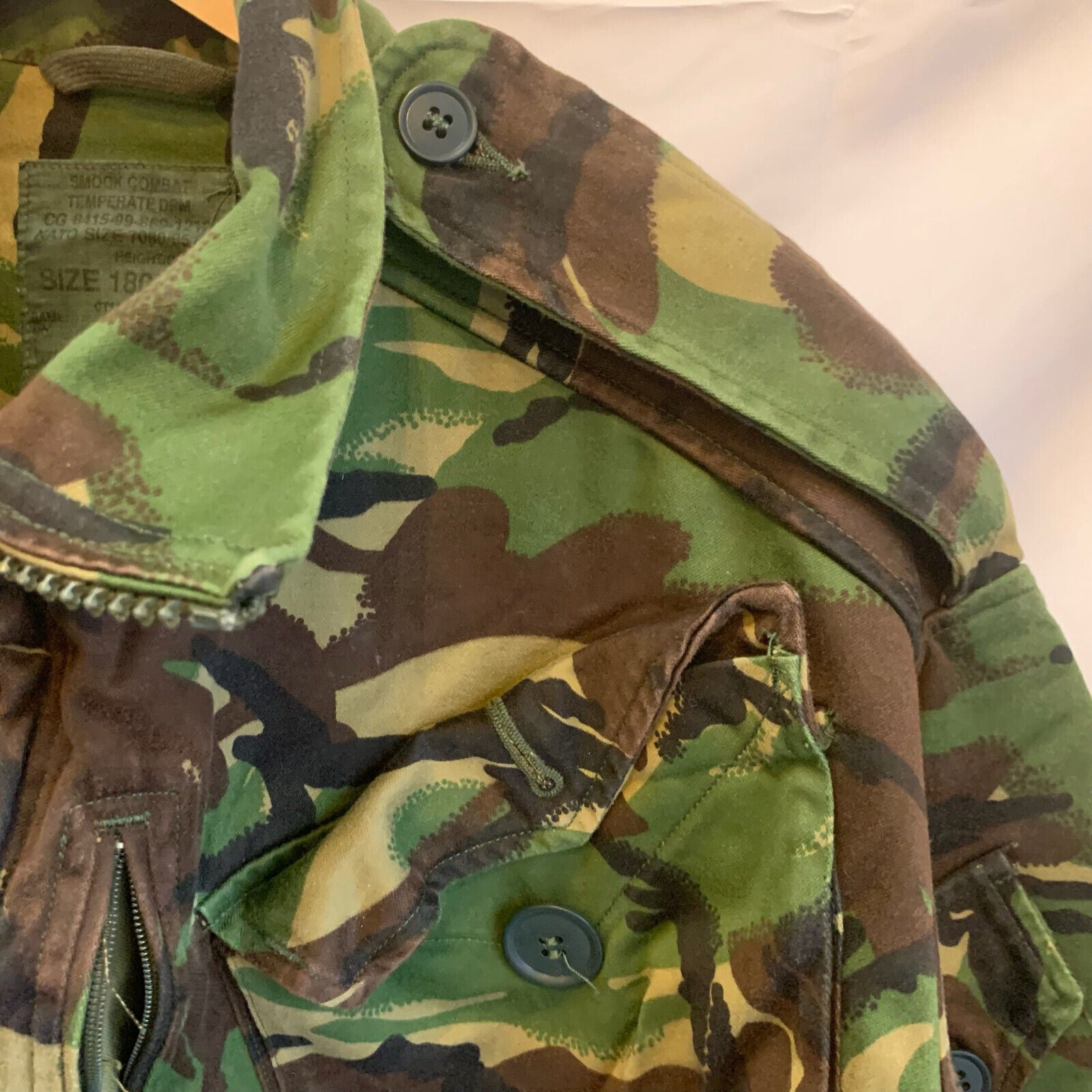 Genuine British Army Jungle DPM Camouflage Smock Combat Jacket - Size 170/96 - The Militaria Shop