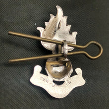 Load image into Gallery viewer, Original British Army Royal Engineers Collar Badge - The Militaria Shop