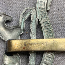Load image into Gallery viewer, Original WW2 British Army Cap Badge - 3rd The King's Own Hussars - The Militaria Shop