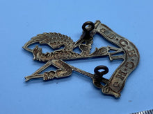 Load image into Gallery viewer, Original WW1 - 6th Duke Of Connaughts Royal Canadian Hussars Cap Badge - Marked - The Militaria Shop