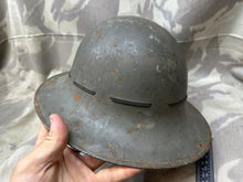 Load image into Gallery viewer, Original WW2 British Home Front Civillian Zuckerman Helmet 1941 Dated - The Militaria Shop