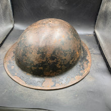 Load image into Gallery viewer, Original British Army WW2 Combat Steel Helmet - The Militaria Shop