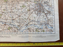 Load image into Gallery viewer, Original WW2 British Army OS Map of Great Britain - Debry - The Militaria Shop