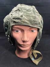 Load image into Gallery viewer, Original Royal Air Force RAF Cold War Period G Type Green Jet Flying Helmet 22C - The Militaria Shop