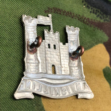 Load image into Gallery viewer, Original British Army WW2 Cap Badge - 6th (Inniskilling) Dragoons - The Militaria Shop