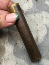 Load image into Gallery viewer, Original WW1 British Army SMLE Enfield Brass Oil Bottle - EFD Marked - The Militaria Shop