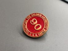 Lade das Bild in den Galerie-Viewer, Vintage The Baldwin Locomotive Works Philadelphia U.S.A #90 Pin Badge - The Militaria Shop