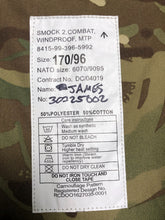 Lade das Bild in den Galerie-Viewer, Genuine British Army MTP Camouflaged Windproof Smock - Size 170/96 - The Militaria Shop