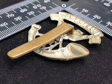 Load image into Gallery viewer, Original WW2 British Army Light Infantry Cap Badge - The Militaria Shop
