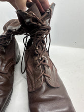 Load image into Gallery viewer, British Army Surplus Brown Leather Combat Boots - WP - Size UK 9 M - The Militaria Shop