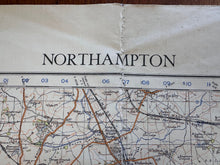 Load image into Gallery viewer, Original WW2 British Army OS Map of Great Britain - Northampton - The Militaria Shop