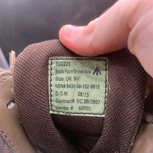 Load image into Gallery viewer, British Army Surplus Brown Leather Combat Patrol Boots - Size UK 9 W - The Militaria Shop