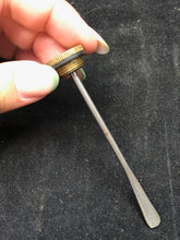 Load image into Gallery viewer, Original WW1 British Army SMLE Enfield Brass Oil Bottle - J.J.B Maker Marked - The Militaria Shop