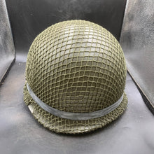 Load image into Gallery viewer, Genuine Dutch Army M53 Euroclone of WW2 US M1 Camouflaged Helmet & Liner Set - The Militaria Shop