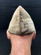 Load image into Gallery viewer, Original WW2 US Army Issue Garrison Cap / Side Cap - Size Aprox 55cm - The Militaria Shop