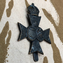 Load image into Gallery viewer, Original WW1 British Army Cap Badge - 16th London Regiment Queen's Westminster - The Militaria Shop