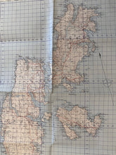 Load image into Gallery viewer, Original WW2 British Army GSGS Map of Scotland - Yell & Unst - Shetland Islands - The Militaria Shop