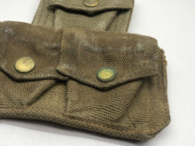Load image into Gallery viewer, Genuine 37 Pattern Army 3 Pocket Rifle Pouch - WW2 British Army Style - The Militaria Shop