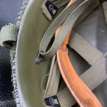 Load image into Gallery viewer, Genuine Dutch Army M53 Euroclone of WW2 US M1 Camouflaged Helmet & Liner Set - The Militaria Shop