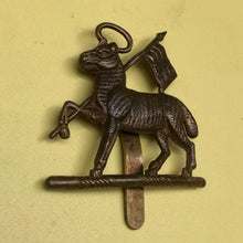 Load image into Gallery viewer, Original WW2 Era British Army Queens West Surrey (Queen's) Regiment Cap Badge - The Militaria Shop