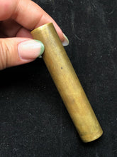 Load image into Gallery viewer, Original WW1 British Army SMLE Enfield Brass Oil Bottle - J.J.B Maker Marked - The Militaria Shop