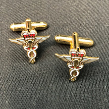 Charger l'image dans la galerie, British Royal Air Force RAF Medical Services Corps Cufflinks Set - The Militaria Shop
