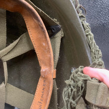 Load image into Gallery viewer, Genuine Dutch Army M53 Euroclone of WW2 US M1 Camouflaged Helmet & Liner Set - The Militaria Shop