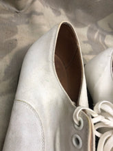 Load image into Gallery viewer, Genuine British Army Women's White Summer Shoes - WW2 Pattern - Size 8L - The Militaria Shop