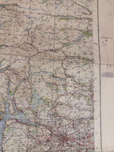 Load image into Gallery viewer, Original WW2 British Army RAF Navy Base Map of Scotland - Glasgow & Middle West - The Militaria Shop