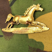 Load image into Gallery viewer, Original British Army Cap Badge - 3rd The King's Own Hussars - The Militaria Shop
