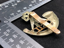 Load image into Gallery viewer, Original WW2 British Army The King's Shropshire Light Infantry Cap Badge - The Militaria Shop