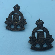 Load image into Gallery viewer, Genuine British Army Royal Army Ordnance Corps Collar Badges Pair - The Militaria Shop