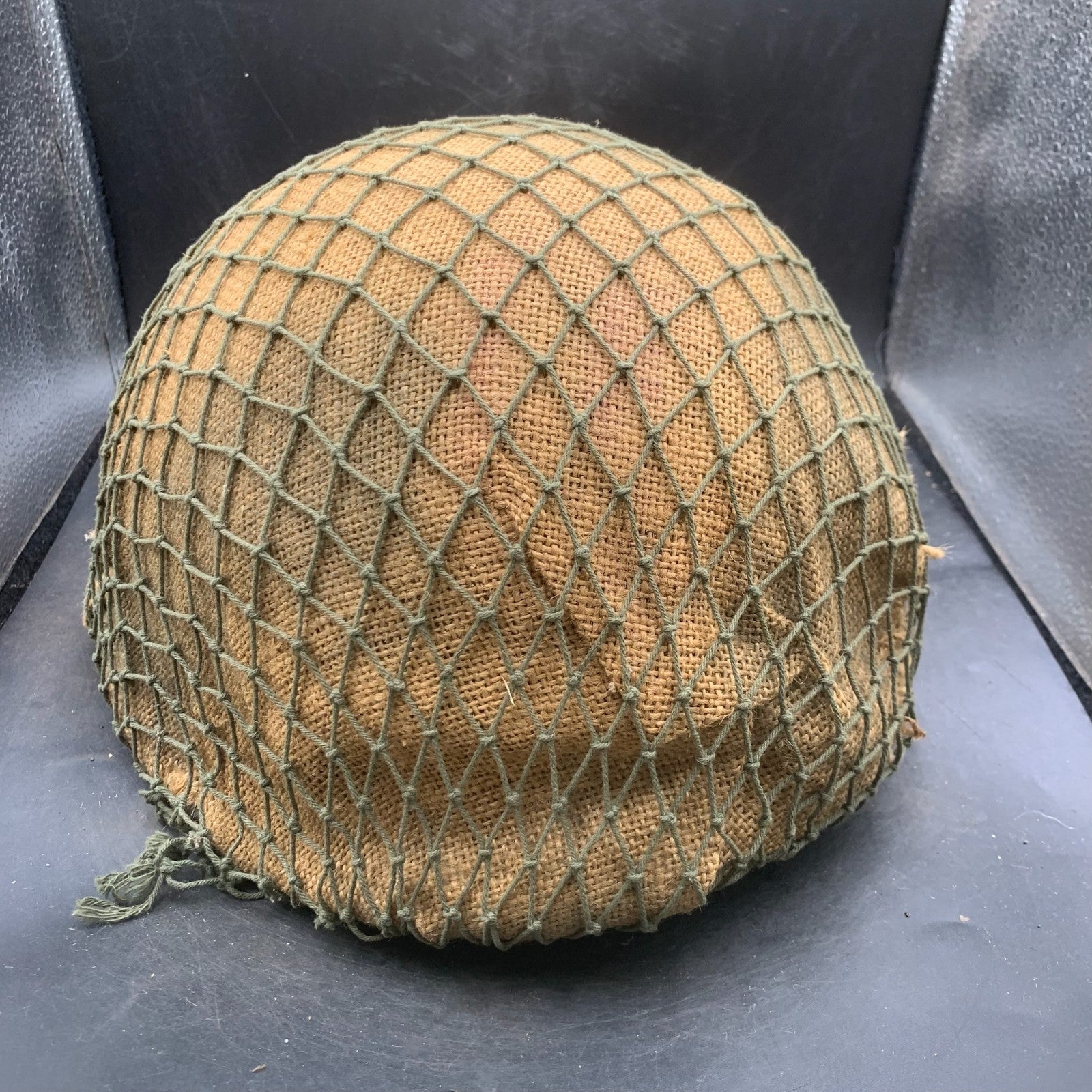 Genuine Dutch Army M53 Euroclone of US M1 Camouflaged Helmet & Liner Set - The Militaria Shop